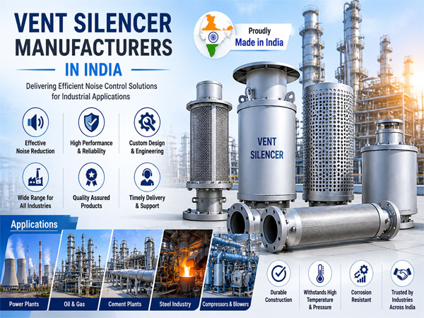 Top Vent Silencer Manufacturers in India